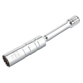 Performance Tool W80544 12 Point Mag Spark Plug Socket - 3/8" Drive, 14 mm Size, Swivel Design for Precision