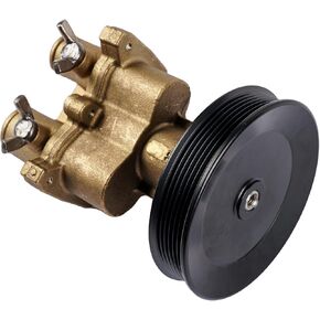 8M0137216 مضخة المكره لمياه البحر الخام مع استبدال البكرة لـ Mercury Mercruiser 4.3، 5.0، 5.7، 6.2 L، OE #: 46-8M0118067 46-862914T10 46-862914T3 46-8M0122655