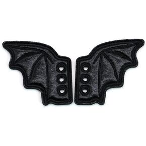 Shoe Wings Bat Shoe Wings Shoe Decoration Shoe Accessories For Boots Skates Sneakers Canvas Roller Shoes PU Shoe DIY Decorations