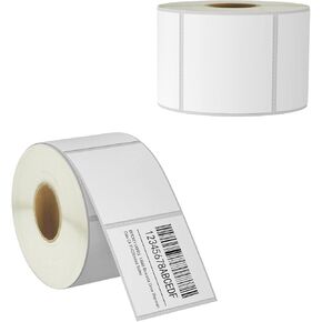 BETCKEY - 2.25" x 2" (57 mm x 51 mm) UPC Barcode & Address Labels Compatible with Zebra & Rollo Label Printer,Premium Adhesive & Perforated [16 Rolls, 11200 Labels]