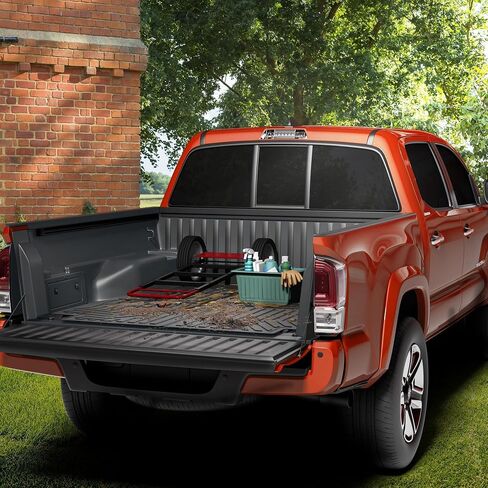 OEDRO Truck Bed Mat Fit for 2019-2024 Chevy Silverado 1500 GMC Sierra 1500 5.8FT, All Weather TPE Cargo Liner, Chevy Silverado/Sierra 1500 Accessories Heavy Duty Pickup Rear Trunk Mat, Black in Saudi Arabia