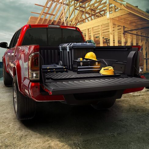 OEDRO Truck Bed Mat Fit for 2019-2024 Chevy Silverado 1500 GMC Sierra 1500 5.8FT, All Weather TPE Cargo Liner, Chevy Silverado/Sierra 1500 Accessories Heavy Duty Pickup Rear Trunk Mat, Black in Saudi Arabia
