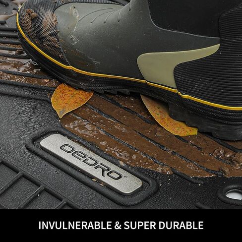 حصيرة سرير شاحنة OEDRO مناسبة لـ 2019-2024 Chevy Silverado 1500 GMC Sierra 1500 5.8FT، بطانة شحن TPE مناسبة لجميع الأحوال الجوية، ملحقات Chevy Silverado/Sierra 1500 شديدة التحمل، سوداء in Kuwait