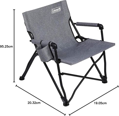 Coleman Forester Series Outdoor Chairs, Comfortable Camping Seats with Cupholder & Carry Bag, Supports up to 250lbs, Great for Backyard, Patio, Deck, Campsite, Tailgate, Sidelines in Kuwait