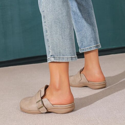 Amoji Women Clogs Slip On Sandals Lady Mule Shoes 711 in Saudi Arabia