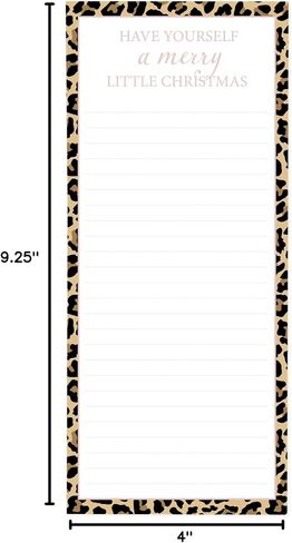 Graphique Snoopy Scarf Train Magnetic Notepad | 100 Tear-Away Sheets | Grocery, Shopping, To-Do List | Writing Pad for Fridge, Kitchen, Office | Lined Paper | Great Gift | 4" x 9.25" in Saudi Arabia