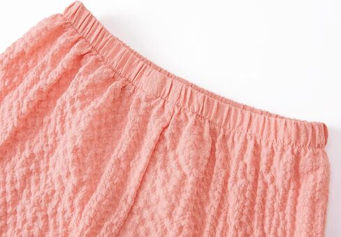 بيجامة Topgal للأطفال الصغار بأزرار سفلية بنمط مجعد للجنسين للأطفال طقم قطعتين بأكمام قصيرة جميل مقاس 2T-5T in Kuwait
