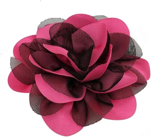 5.5’’ Extra Large Flower Brooch Pin Dainty Fabric Camellia Elegant Silk Satin Oversized Brooches Dance Wedding Party Corsage Banquet Dress Suit Ceremony Clothes Handmade Big Boutonniere Accessories Jewelry Gifts for Women Ladies Girls in Saudi Arabia