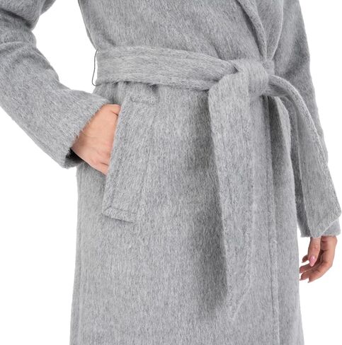 Nine West Women's Belted Faux Wool Coat in Saudi Arabia