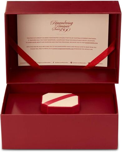 خاتم خطوبة سوليتير من الماس الطبيعي والمعتمد من Diamondere من الذهب الأبيض عيار 14 قيراط | خاتم بعقدة إنفينيتي من الألماس 0.3 قيراط للنساء، مقاس أمريكي 6 in Kuwait