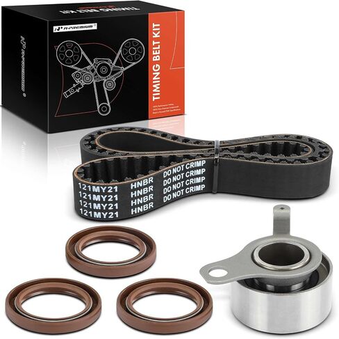 طقم حزام توقيت المحرك A-Premium متوافق مع سيارات Toyota & Geo - Corolla 1993-1997، Celica 1994-1997، Prizm 1993-1997 - DOHC 1.8L in Saudi Arabia