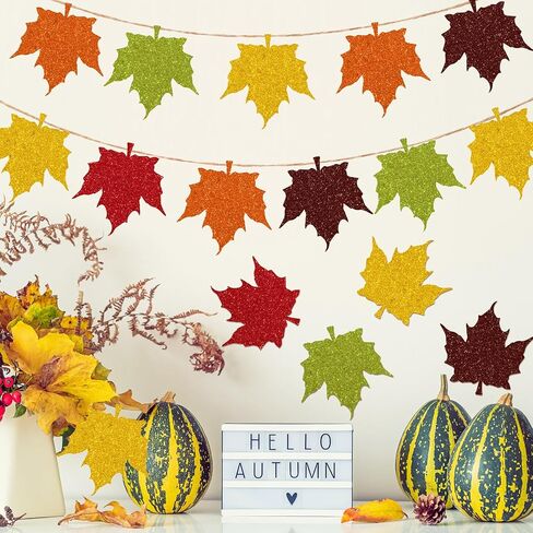 Seajan 200 Pcs Paper Leaves Fall Leaf Cutouts for Craft Bulk Thanksgiving Autumn Leaves Cutout Decor Fall Bulletin Board Decorations Pumpkin Cutouts with 400 Pcs Glue Point Dots for DIY Craft in Saudi Arabia