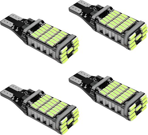 4 PCS LED Reverse Lights, T15 4014 45SMD Back Up Light Turn Signal Bulb, 6500K Super Bright Stop Light Bulbs Brake Lights for Cars Trucks RVs, Universal Car Accessories (White) in Saudi Arabia