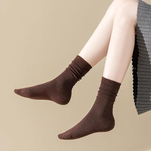 جوارب Mcool Mary النسائية، جوارب رياضية كاجوال للكاحل ناعمة ومسامية ورائعة من القطن للسيدات 6 عبوات in Kuwait