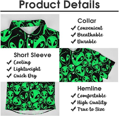 Mens Hawaiian Shirt Casual Button Down Short Sleeve Tropical Beach Holiday Aloha Party Shirt for Men Funny in Kuwait