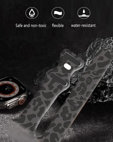 متوافق مع سوار iWatch مقاس 38 مم 40 مم 41 مم 42 مم 44 مم 45 مم 49 مم للنساء والفتيات، حزام بديل لطيف لا يبهت لسلسلة iWatch SE 9 8 7 6 5 4 3 2 1 Ultra in Kuwait