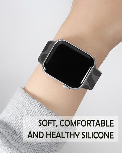 متوافق مع سوار iWatch مقاس 38 مم 40 مم 41 مم 42 مم 44 مم 45 مم 49 مم للنساء والفتيات، حزام بديل لطيف لا يبهت لسلسلة iWatch SE 9 8 7 6 5 4 3 2 1 Ultra in Kuwait