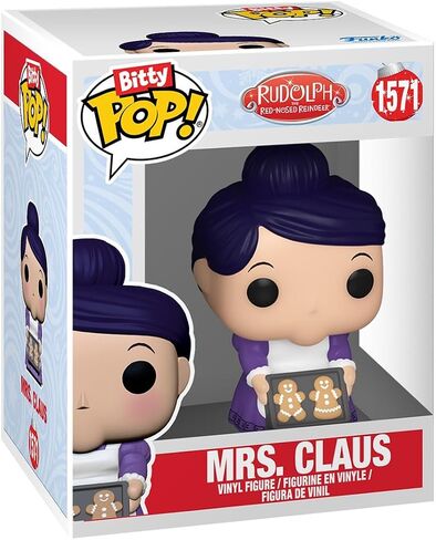 Funko Bitty Pop! Rudolph: Mini Collectible Toys 4-Pack - Santa, Mrs. Claus™, Hermey™, & Mystery Chase Figure (Styles May Vary) in Saudi Arabia
