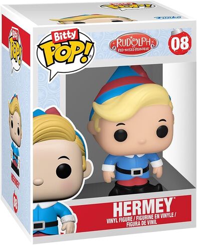 Funko Bitty Pop! Rudolph: Mini Collectible Toys 4-Pack - Santa, Mrs. Claus™, Hermey™, & Mystery Chase Figure (Styles May Vary) in Saudi Arabia