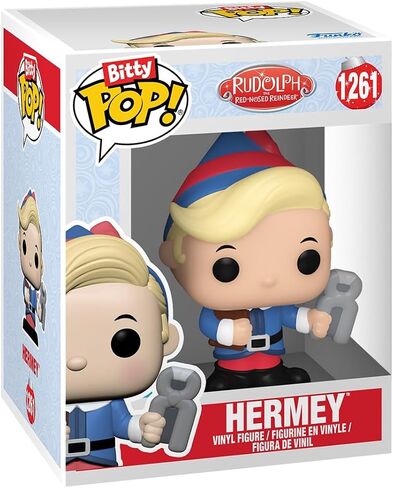 Funko Bitty Pop! Rudolph: Mini Collectible Toys 4-Pack - Santa, Mrs. Claus™, Hermey™, & Mystery Chase Figure (Styles May Vary) in Saudi Arabia