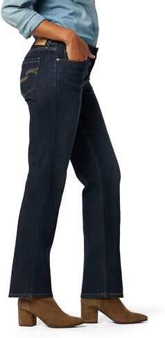 Signature by Levi Strauss & Co. Gold Women's True Straight Jeans (Brushed) in Saudi Arabia