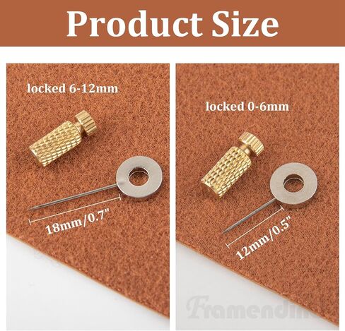 Framendino, 12 Pack Leather Suture Positioning Needle Located Pin for Hand Stitching Leather Making in Saudi Arabia