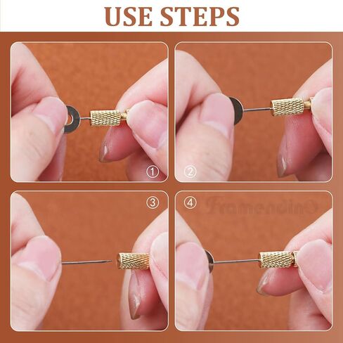 Framendino, 12 Pack Leather Suture Positioning Needle Located Pin for Hand Stitching Leather Making in Saudi Arabia