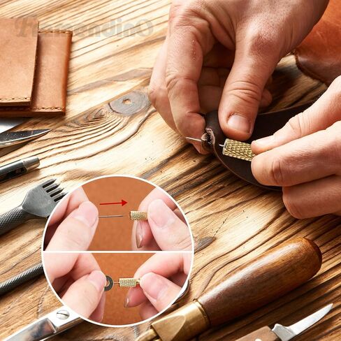 Framendino, 12 Pack Leather Suture Positioning Needle Located Pin for Hand Stitching Leather Making in Saudi Arabia