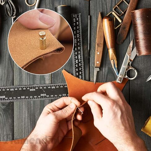 Framendino, 12 Pack Leather Suture Positioning Needle Located Pin for Hand Stitching Leather Making in Saudi Arabia