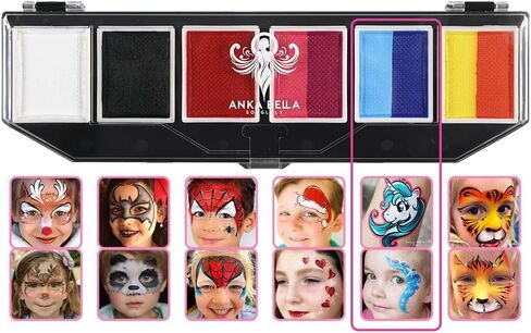Professional Paint for Children,Easy to Clean and Bright (12 Color Paint Palette) in Saudi Arabia
