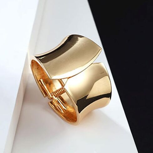 Gold Cuff Bracelets for Women Trendy Chunky Gold Bangle Bracelet Open Wide Wire Bracelet Irregular Wrist Cuff Wrap Bracelet Jewelry in Saudi Arabia