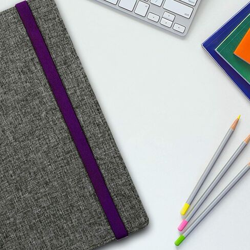 Samsill Large Hardcover Notebook, 240 Lined Notebook Pages, Black, 7.5 x 10 Inch in Saudi Arabia