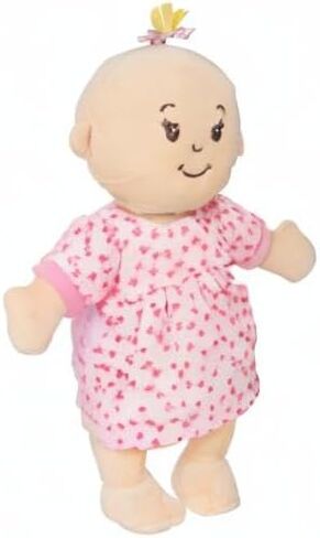 Manhattan Toy Wee Baby Stella Peach 12" Soft First Baby Doll for Ages 1 Year and Up, No Retail Packaging in Saudi Arabia
