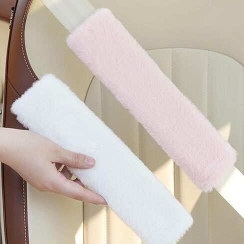 غطاء وسادة لحزام الأمان العالمي من Soft Bear، وسادة كتف لحزام الأمان للسيارة والشاحنة وسيارات الدفع الرباعي وأشرطة الظهر ووسادة مريحة وواقي من قطعتين in Kuwait