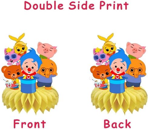 8 قطع من قطعة مركزية للطاولة على شكل قرص العسل من Plim Plim لتزيين طاولات حفلات أعياد الميلاد لديكورات حفلات الأطفال in Kuwait