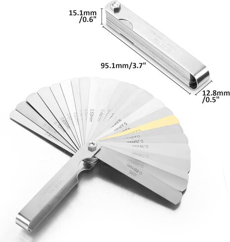 Universal Spark Plug Gap Tool with Feeler Gauge for Most 10mm 12mm 14mm 16mm Spark Plugs Red in Saudi Arabia