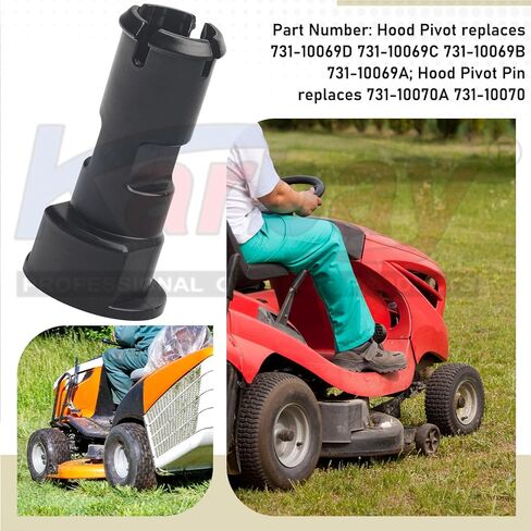 731-10069D استبدال غطاء محرك السيارة قوس محوري و 731-10070 غطاء محرك السيارة دبوس محوري متوافق مع الحرفي CUB كاديت جرار العشب (731-10070 و 731-10069D، 731-10070 و 731-10069D، 1، 731-10070 و 731-10069D) in Kuwait