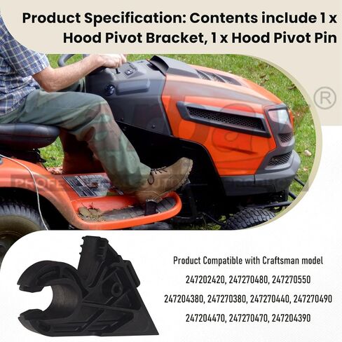 731-10069D استبدال غطاء محرك السيارة قوس محوري و 731-10070 غطاء محرك السيارة دبوس محوري متوافق مع الحرفي CUB كاديت جرار العشب (731-10070 و 731-10069D، 731-10070 و 731-10069D، 1، 731-10070 و 731-10069D) in Kuwait