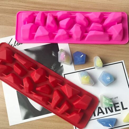 قوالب راتينج كريستال سيليكون، قوالب صخرية لصنع الصخور، قوالب أحجار كريمة خشنة لصناعة الصابون والشموع، مشاريع صياغة الأحجار الكريمة كابوشون in Kuwait