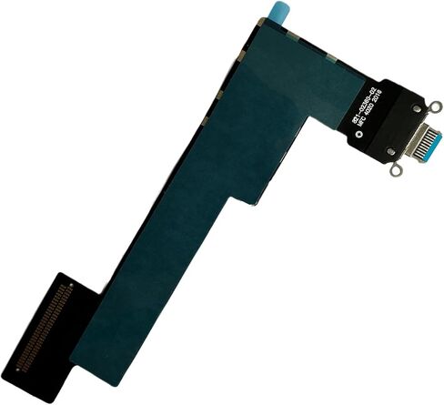 TPhaelay Dock Connector Replacement Compatible with iPad Air 4 4th/ 5 5th Gen 10.9 inch Charging Port Replacement Assembly Flex Cable(Black) in Kuwait