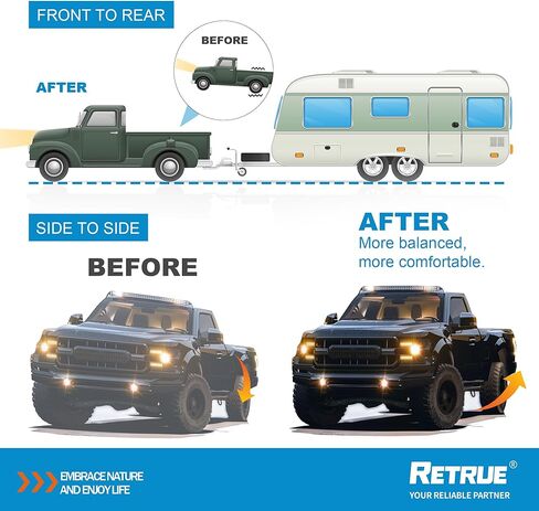 طقم تعليق أكياس الهواء الخلفية لـ 2011-2016 Ford F250 F350، 2011-2013 F450 سحب الشاحنات، 5000 رطل من سعة تسوية الحمل، بديل للوسائد الهوائية Firestone 2597 Ride Rite لتعليق الشاحنات in Kuwait