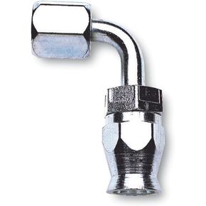RUSSELL/EDEL 620421 Powerflex Endura Aluminum -6AN Power Steering 90-Degree Hose End