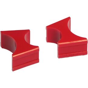 Prothane Universal Shock Reservoir Mounts - 1.5/2.5 Diameter - Red