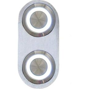 AutoLoc AUTBBA23 Daytona Billet Switch with White LED Illumination