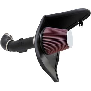 K&N Cold Air Intake Kit: Increase Acceleration & Engine Growl, Guaranteed to Increase Horsepower up to 11HP: Compatible with 3.6L, V6, 2011-2015 Chevy Camaro, 63-3078