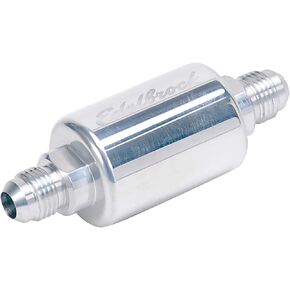 Edelbrock Russell 650140 Polished Aluminum Competition Fuel Filter