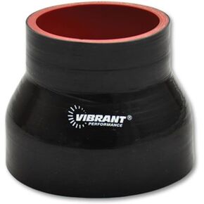 Vibrant Performance 2767 Black Silicone Elbow Connector, 1-3/4" x 2"