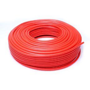 HPS HTSVH3-REDx100 Red 100' Length High Temperature Silicone Vacuum Tubing Hose (60 psi Maxium Pressure, 1/8" ID)