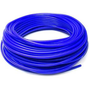 HPS HTSVH6-BLUEx100 Blue 100' Length High Temperature Silicone Vacuum Tubing Hose (60 psi Maxium Pressure, 1/4" ID)