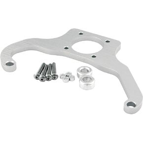 Allstar Performance ALL54290 Silver Anodized Billet Aluminum Fuel Regulator Mounting Bracket for 4500 Style Series Carburetor and Magnafuel Regulator